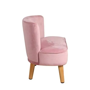 Yoonnie Room 2-Seat Pink Kid Sofa Couch for Ages 3-6