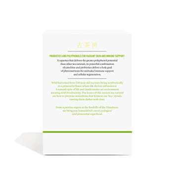 Pique Organic Fermented Pu'er Green Tea Crystals - 28 Single Servings (1 Pack)