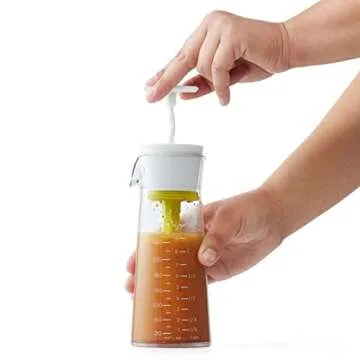 Chef'n 104-759-258 Emulstir Salad Dressing Mixer, One Size, Plastic, Arugula/Meringue