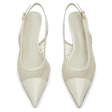 Striking Olomisa Mesh Slingback Pumps for Stylish Comfort