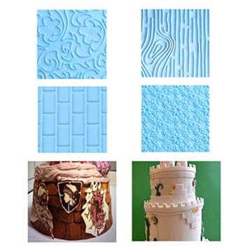 Fondant Impression Mat Set for Cake Decorating