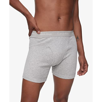 Calvin Klein Men's 5-Pack Cotton Boxer Briefs - Ultimate Comfort