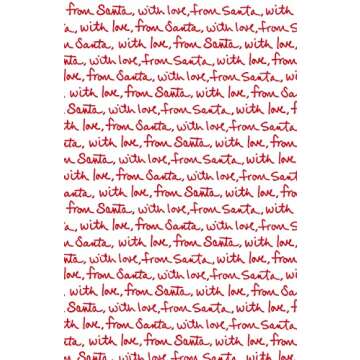 Party Explosions With Love From Santa Holiday Wrapping Paper