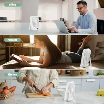 Compact USB Travel Fan with 100 Speed Settings