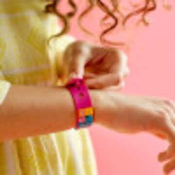 LEGO DOTS Power Bracelet 41919 DIY Creative Craft Kit for Kids Who Like Creative Gifts and Designing Bracelets, Makes an Excellent Gift (33 Pieces)