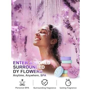 Psnli Shower Steamers - 8 Scents for Aromatherapy Bliss, Valentine’s Day Gift for Her, Birthday Surprise for Mom, Elegant Packaging with Lavender Essential Oil for a Luxurious Home Spa Experience