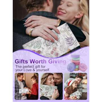 Psnli Shower Steamers - 8 Scents for Aromatherapy Bliss, Valentine’s Day Gift for Her, Birthday Surprise for Mom, Elegant Packaging with Lavender Essential Oil for a Luxurious Home Spa Experience