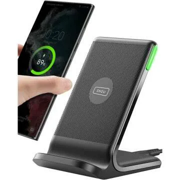 Fast Wireless Charger for iPhone & Samsung - 15W Power