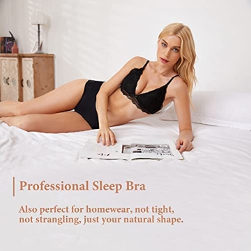 Comfortable Lace Bralette for Women No Underwire Sexy Design