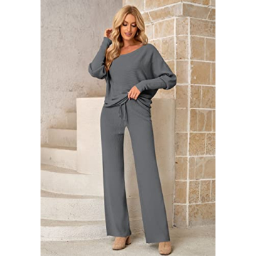 Linsery Knitted Two Piece Set - Stylish & Comfy Loungewear