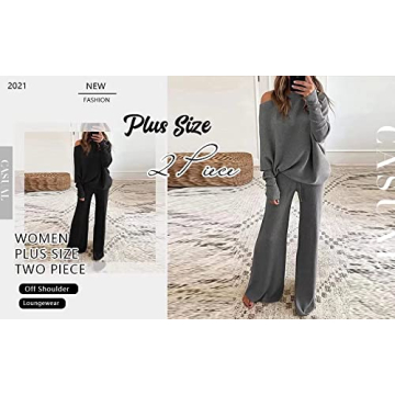 Linsery Knitted Two Piece Set - Stylish & Comfy Loungewear