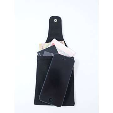 Travel Bra Stash - Hidden Money Belt - Pocket Bra - Travel Leg Wallet - Bra Wallet - Money Belts for Travel Hidden