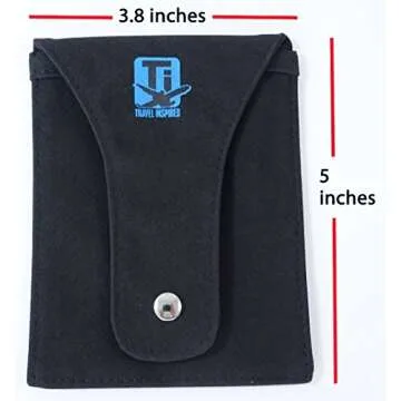 Travel Bra Stash - Hidden Money Belt - Pocket Bra - Travel Leg Wallet - Bra Wallet - Money Belts for Travel Hidden