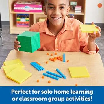 Bright Base 10 Block Set for Interactive Math Learning