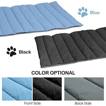 Heeyoo Outdoor Dog Bed, Water Proof Camping Dog Bed, Machine Washable and Portable Travel Dog Bed, Foldable Outdoor Pet Bed for Small, Medium, and Large Dogs, Outdoor Dog Mat