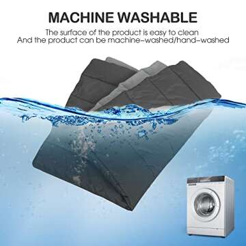 Heeyoo Outdoor Dog Bed, Water Proof Camping Dog Bed, Machine Washable and Portable Travel Dog Bed, Foldable Outdoor Pet Bed for Small, Medium, and Large Dogs, Outdoor Dog Mat