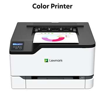 Lexmark C3224dw Color Laser Printer with Ethernet, Mobile-Friendly Wireless Printer with Automatic T...