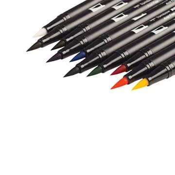 Tombow Dual Brush Markers Set - 10 Pack for Artists