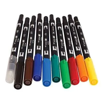 Tombow Dual Brush Markers Set - 10 Pack for Artists