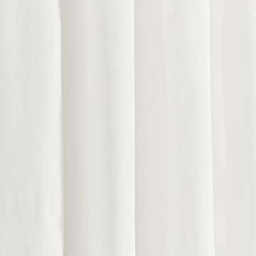 Lush Decor Coastal Chic Scallop Edge Curtains Set