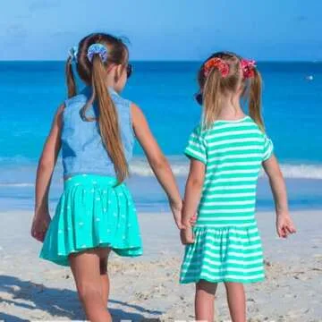 24Pcs Mermaid Scrunchies Set for Girls Stylish Hair Accessories