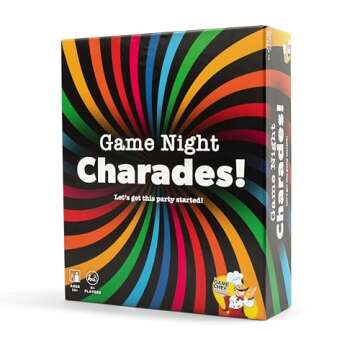 Game Night Charades - Party Charades Game - Contains 1120 Charades - Great Family & Party Game! 5 Categories - 1 Fun Game Night!