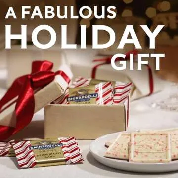 GHIRARDELLI Peppermint Bark Chocolate Squares, 7.9 OZ Bag