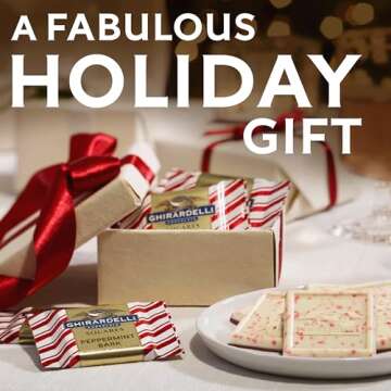 GHIRARDELLI Peppermint Bark Chocolate Squares, 7.9 OZ Bag