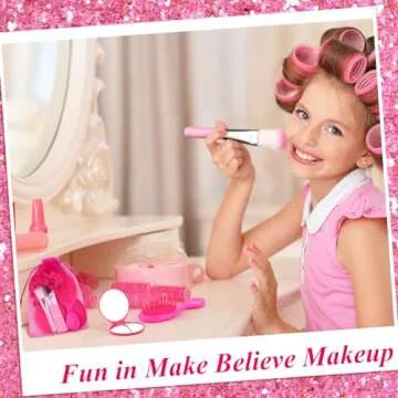 72 PCS Pink Girl Party Favors for Makeup Fun and Play