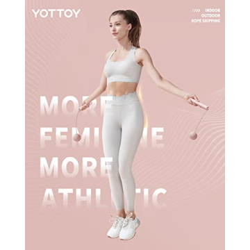 YOTTOY Cordless Jump Rope with Counter for Cardio & HIIT