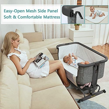 AMKE 3-in-1 Baby Bassinet for Every Parent's Needs