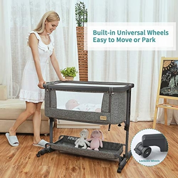 AMKE 3-in-1 Baby Bassinet for Every Parent's Needs