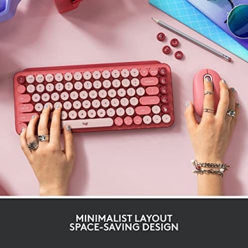 Logitech POP Mechanical Keyboard - Emoji Keys, Multi-Device
