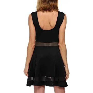 Zeagoo Women's Sexy Black Mini Dress for Events