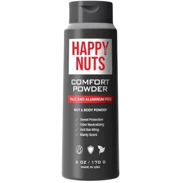 HAPPY NUTS Comfort Powder - Anti Chafing & Deodorant for Men