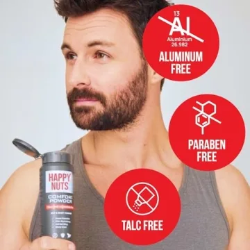 HAPPY NUTS Comfort Powder for Men - Talc-Free Body Powder