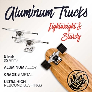 Top Quality Versatile Bamboo Longboard for All Ages