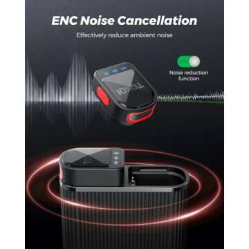 ZIZUTTIN Mini Lavalier Wireless Microphone for Phone: Lav Mic with Magnetic Clip for iPhone and Andr...