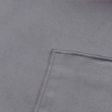 Eunzel 2 Pack Hot Yoga Towel Non Slip Yoga Mat Towel Non-Slip Sweat Absorbent Microfiber Towel for Hot Yoga, Pilates and Workout 72" x 26.5",Dark Grey