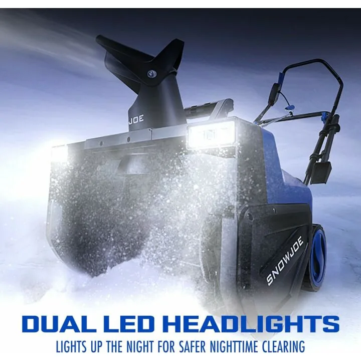 Snow Joe SJ627E Electric Snow Blower with LED Lights