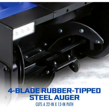 Snow Joe SJ627E Electric Snow Blower with LED Lights