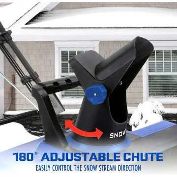 Snow Joe SJ627E Electric Snow Blower with LED Lights