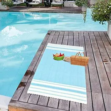 GLAMBURG Peshtemal Turkish Towel Set of 2 Oversized 36x71