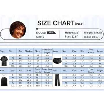 Ekouaer 4PCs Womens Satin Silky Pajama Set Button Down Top and Long Pants Loungewear Camisole Top and Shorts Sleepwear