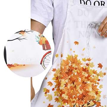 Sevenstars Thanksgiving Apron Autumn Harvest Waterproof