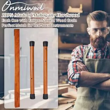 Cello Stand, Mahogany Wood Cello Stand with Bow Holder for Cello Display, A-Frame Cello Stand 4/4 with Padded Foam, Wooden Floor Cello Guitar Stand for Full Size 4/4, 7/8, 3/4, 1/2, 1/4, Guitar