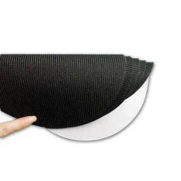 Tropical Leaf Mousepad - Mat - Beautiful Design - Leaves Green with White Background - Round Mouse pad