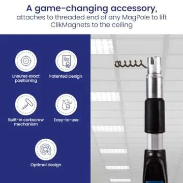 Clik-clik Single MagMover - Effortless Ceiling Decor
