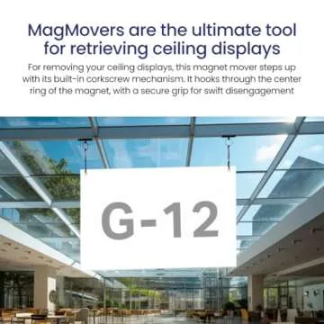 Clik-clik Single MagMover - Effortless Ceiling Decor