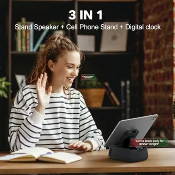Wireless Bluetooth Speaker with Phone Stand - Ideal Gift